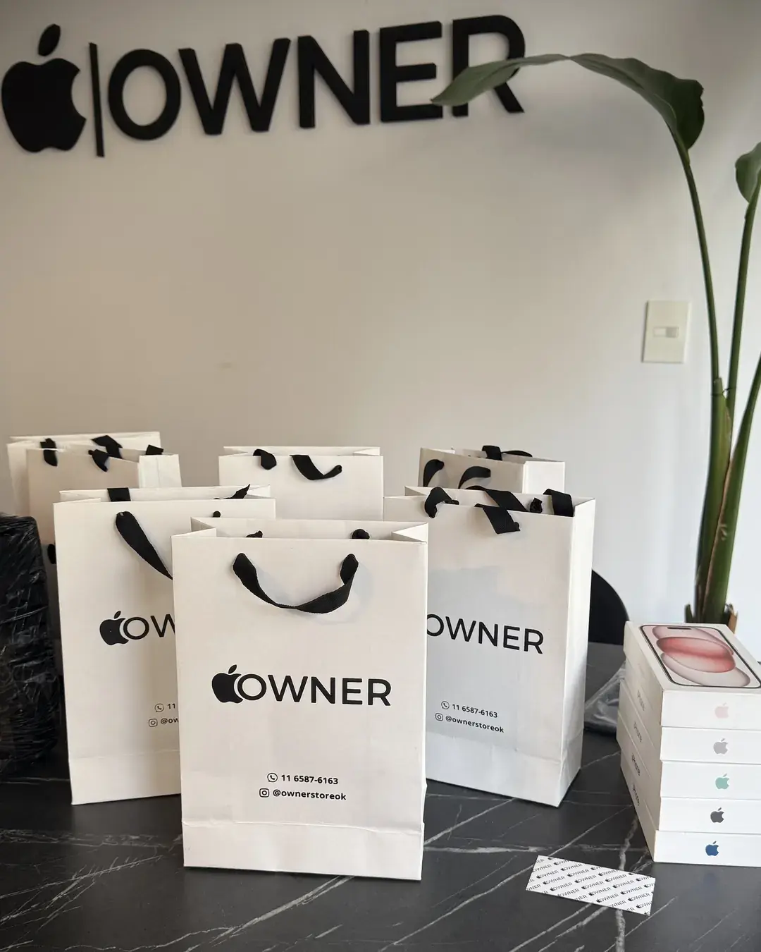 Bolsas de Owner Store listas para entregar